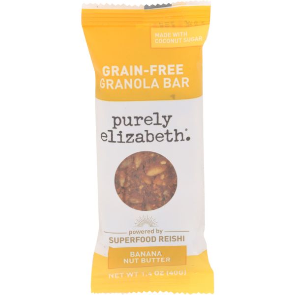 PURELY ELIZABETH: Bar Granola Banana Nut Grain Free, 1.4 oz