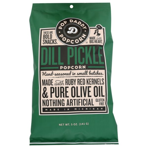 POP DADDY POPCORN: Dill Pickle Popcorn, 5 oz