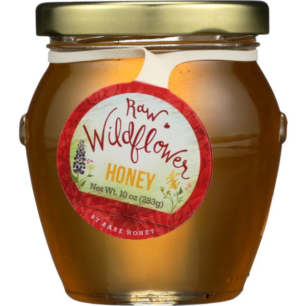 BARE HONEY: Raw Wildflower Honey, 10 oz