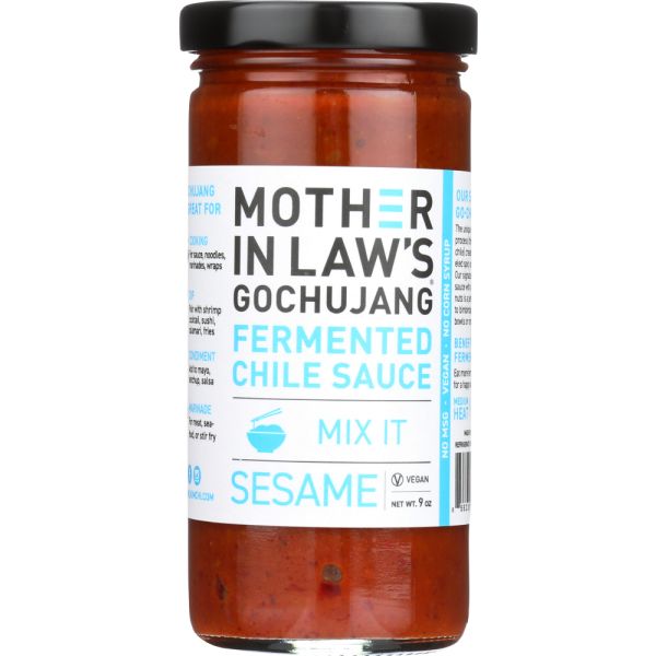 MOTHER IN LAW: Sesame Gochujang Fermented Chile Sauce, 9 oz