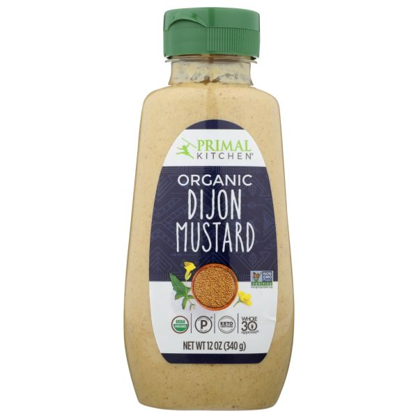 PRIMAL KITCHEN: Organic Dijon Mustard, 12 oz