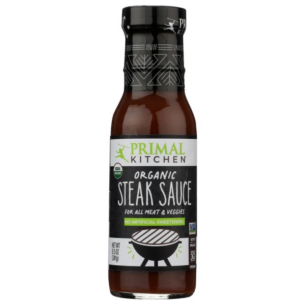 PRIMAL KITCHEN: Organic And Sugar Free Steak Sauce, 8.5 oz