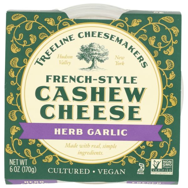 TREELINE: Herb-Garlic French-Style Cashew Cheese, 6 oz