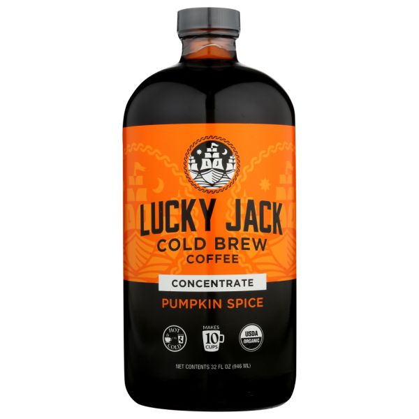 LUCKY JACK: Coffee Cold Brew Pumpkin Spice, 32 oz