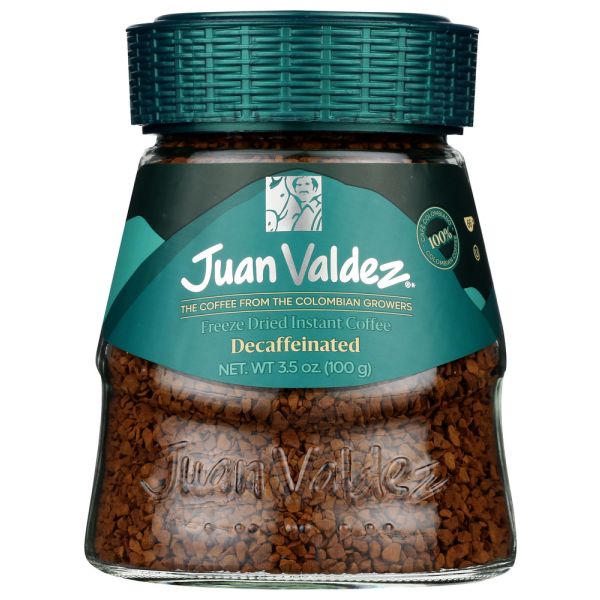 JUAN VALDEZ: Coffee Instant Decaf, 3.5 oz