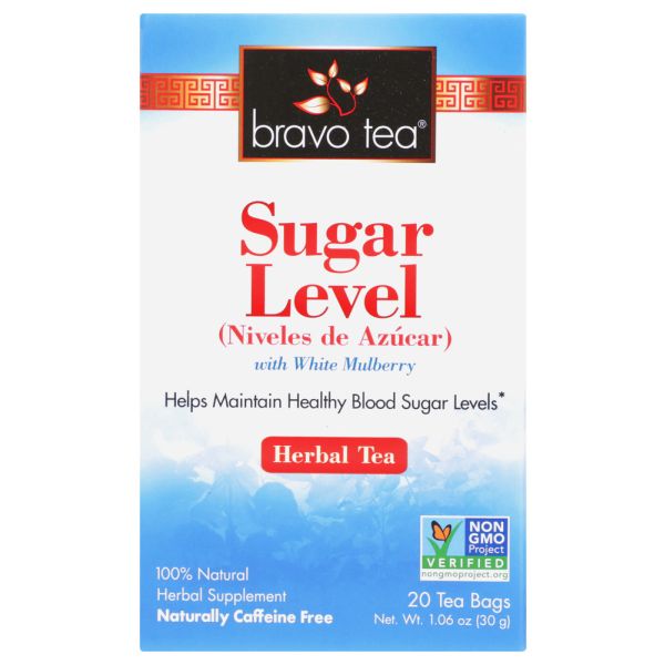 BRAVO TEAS: Tea Sugar Level, 20 BG