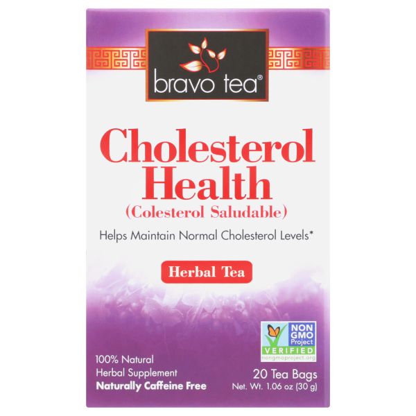 BRAVO TEAS: Tea Chlesterol Health, 20 BG