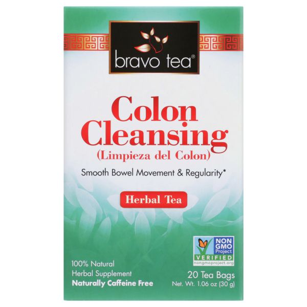 BRAVO TEAS: Tea Colon Cleansing, 20 BG