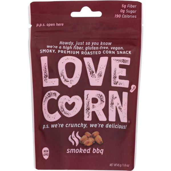 LOVE CORN: Smoked Bbq, 1.6 oz
