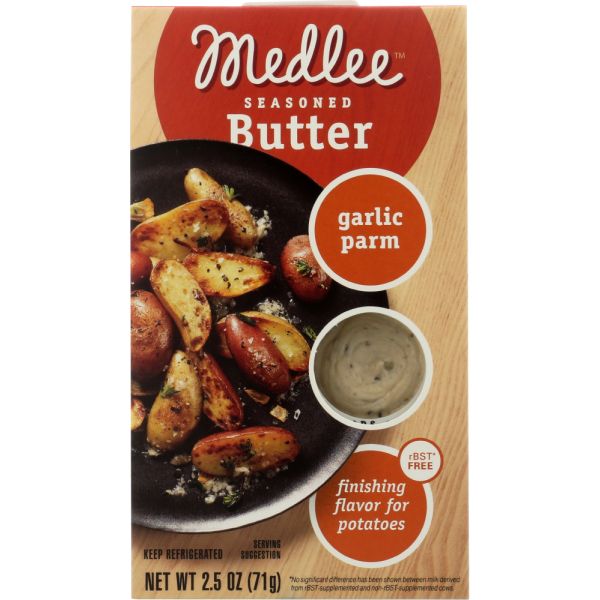 MEDLEE: Seasoned Butter Garlic Parm, 2.5 oz