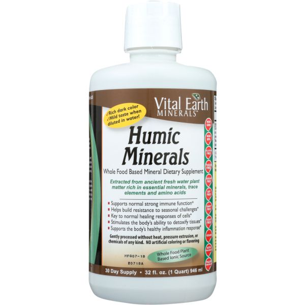 VITAL EARTH MINERALS: Mineral Humic Liquid, 32 oz