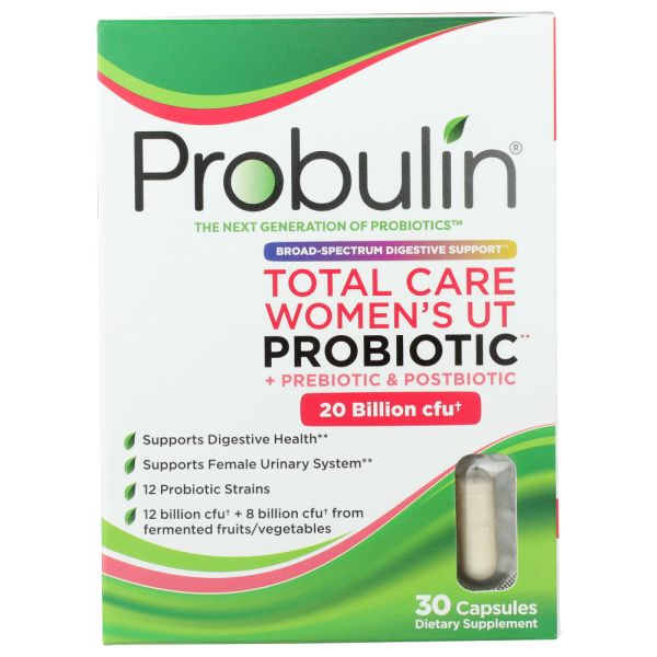 PROBULIN: Womens Probiotic Total Care Uti, 30 cp
