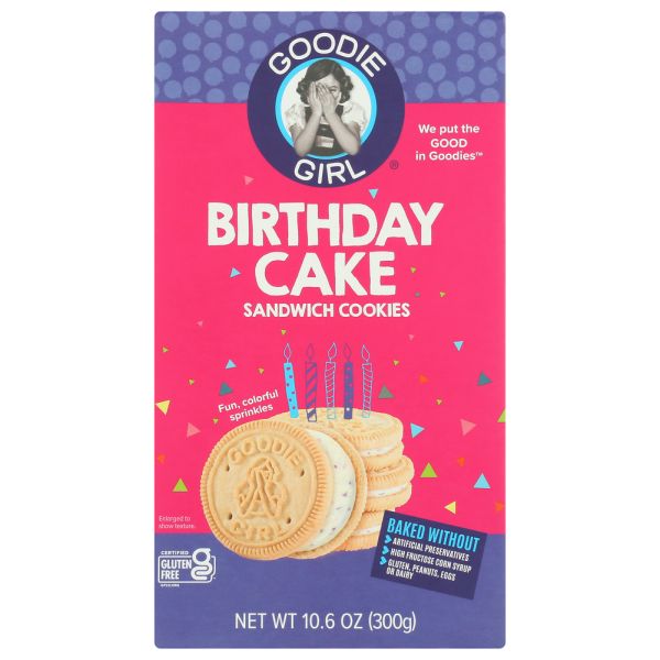 GOODIE GIRL: Birthday Cake Cookies, 10.6 oz