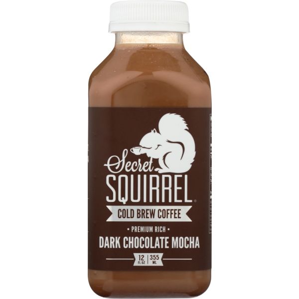 SECRET SQUIRREL: Cold Brew Coffee Dark Chocolate Mocha, 12 oz