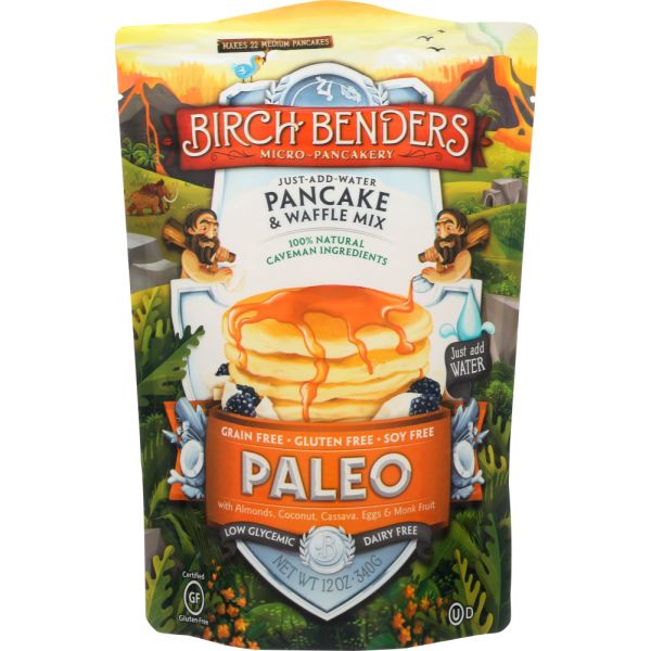 BIRCH BENDERS: Paleo Pancake Mix, 12 oz