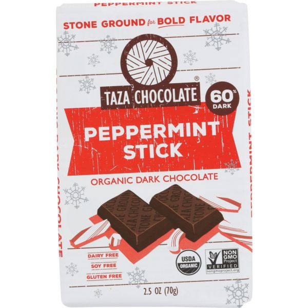 TAZA CHOCOLATE: Organic Peppermint Stick, 2.5 oz