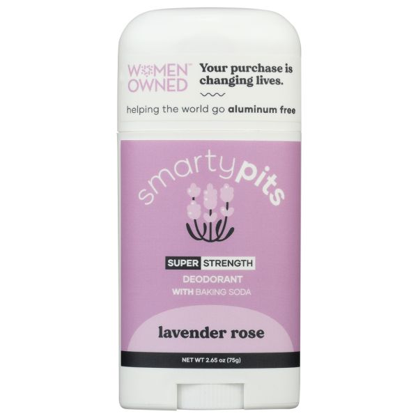 SMARTYPITS: Lavender Rose Super Strength Formula, 2.65 oz
