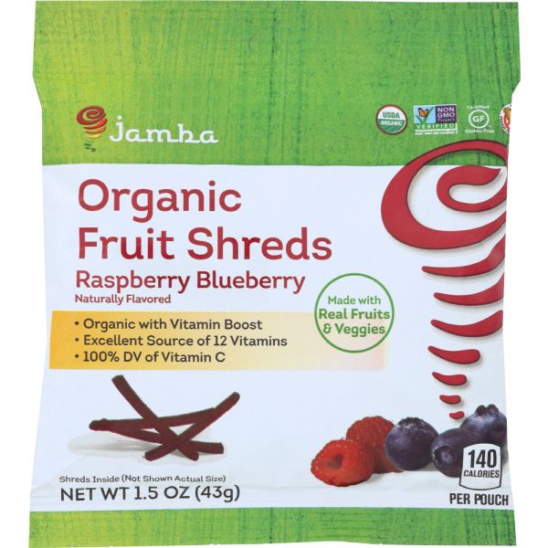 JAMBA: Jamba Raspberry Blueberry Shreds, 1.5 oz