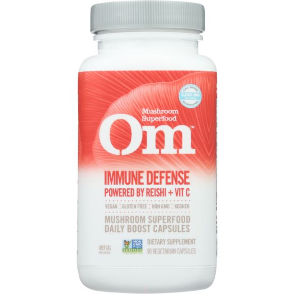 OM ORGANIC MUSHROOM NUTRITION: Capsule Immune Defense, 90 cp