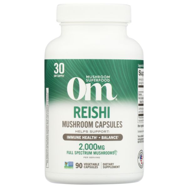 OM MUSHROOM SUPERFOOD: Reishi, 90 cp