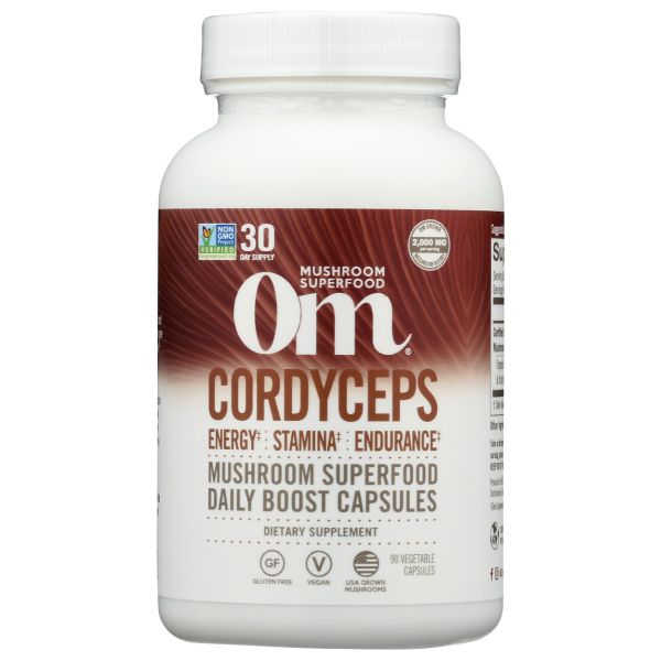 OM MUSHROOM SUPERFOODS: Cordyceps Dietary Supplements, 90 cp