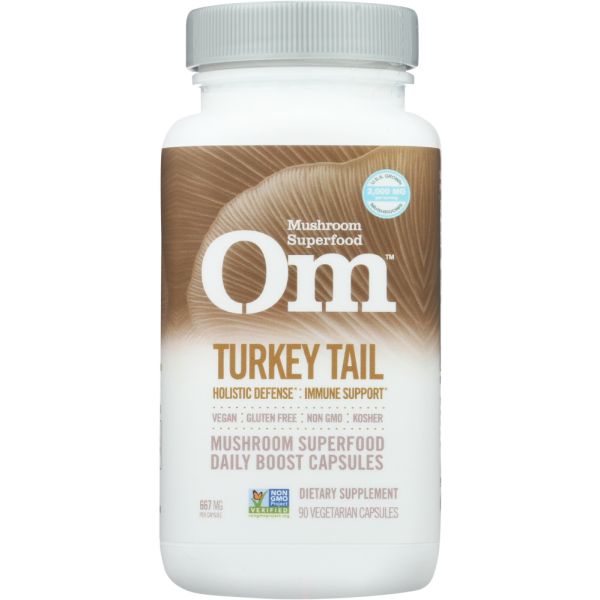 OM ORGANIC MUSHROOM NUTRITION: Capsule Turkey Tail, 90 cp