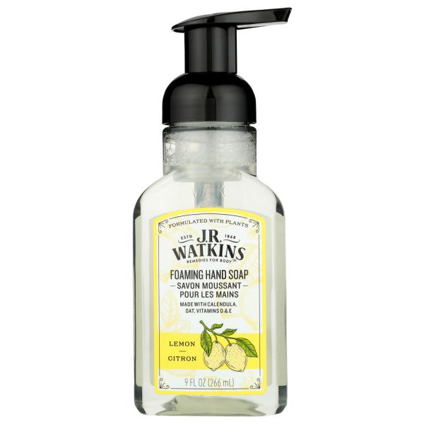 JR WATKINS: Lemon Foaming Hand Soap, 9 fo