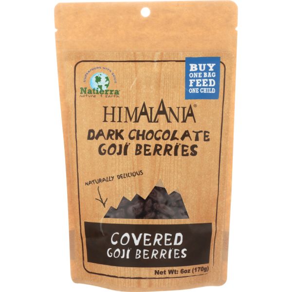HIMALANIA: Dark Chocolate Covered Goji Berries, 6 oz