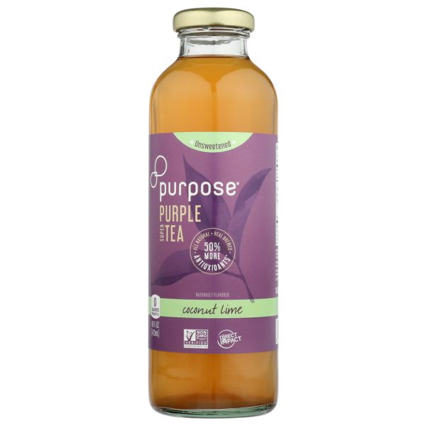 PURPOSE: Coconut Lime Purple Super Tea, 16 fo