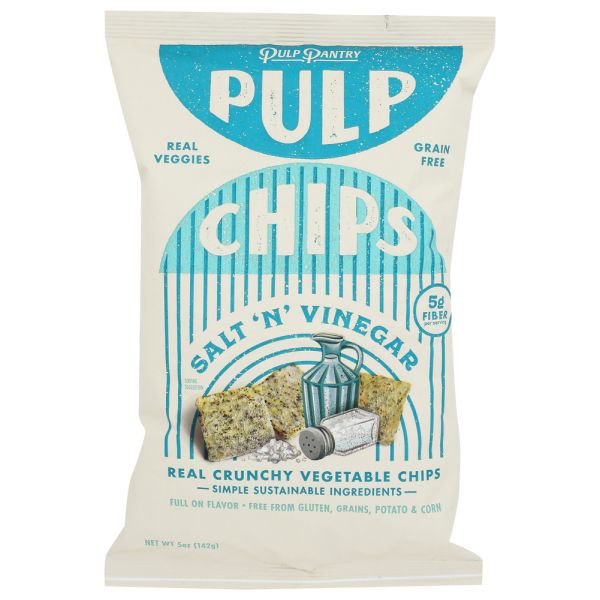 PULP PANTRY: Salt N Vinegar Chips, 5 oz
