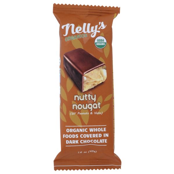 NELLY'S ORGANIC: Nutty Nougat Bar, 1.6 oz