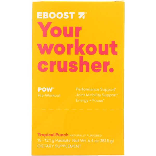 EBOOST: POW Tropical Punch Box, 6.4 oz