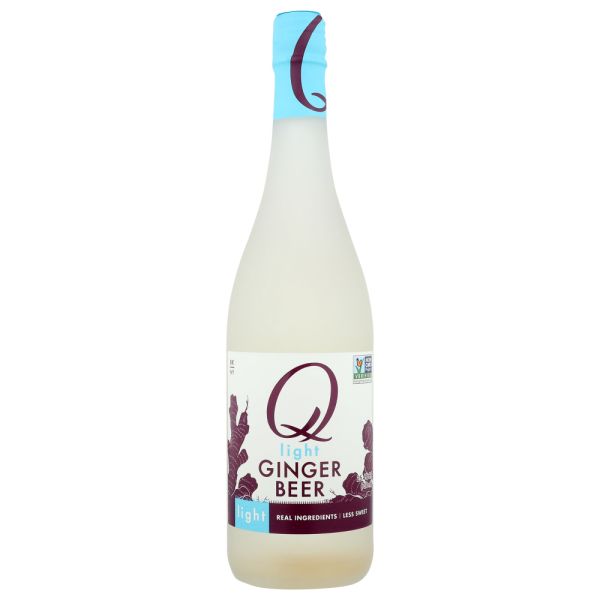 Q TONIC: Mixer Ginger Beer Light 750 ml, 6.7 fo
