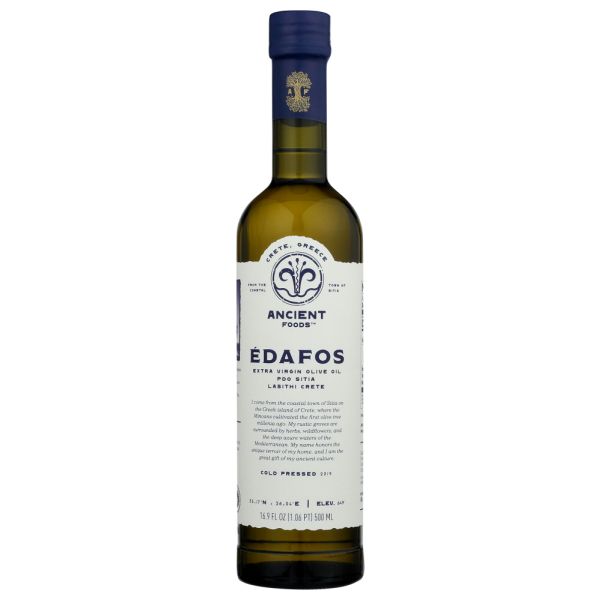 ANCIENT FOODS: Edafos Sitia PDO Extra Virgin Olive Oil, 500 ml