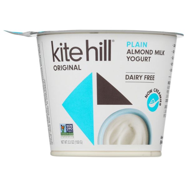 KITE HILL: Plain Almond Milk Yogurt, 5.30 oz