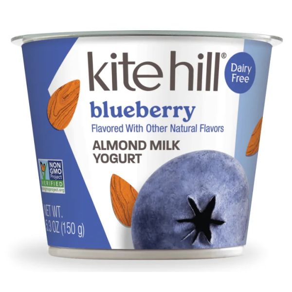 KITE HILL: Almond Milk Blueberry Yogurt, 5.3 oz