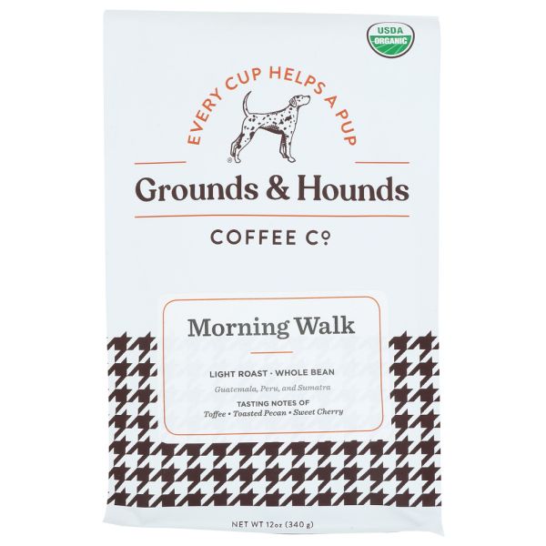 GROUNDS & HOUNDS COFFEE: Coffee Morning Walk Wb, 12 oz
