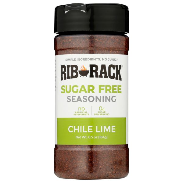 RIB RACK: Sugar Free Chile Lime Seasoning, 6.5 oz