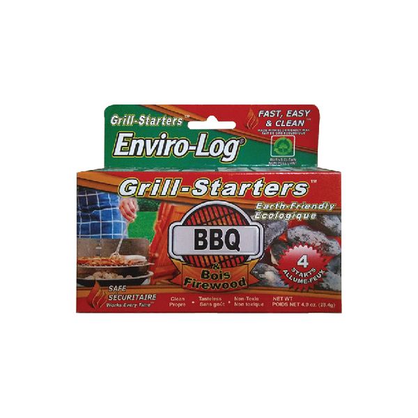 ENVIRO-LOG: Grill Starter Four Starts, 5 oz