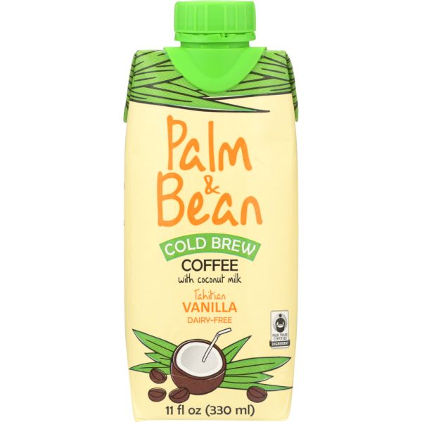 PALM & BEAN: Coffee Vanilla Cold Brew, 11 oz