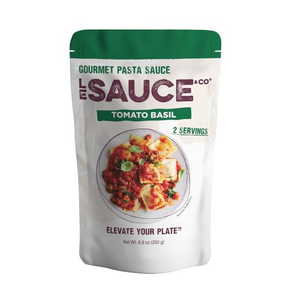 LE SAUCE AND CO: Tomato Basil Gourmet Pasta Sauce, 8.8 oz