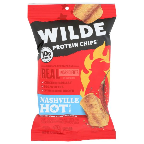 WILDE CHIPS: Chip Chicken Nshvlle Hot, 2.25 oz