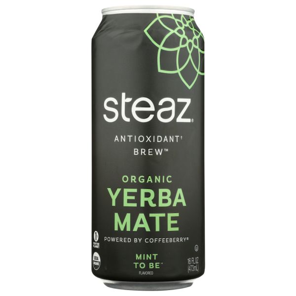 STEAZ: Yerba Mate Mint To Be, 16 fo