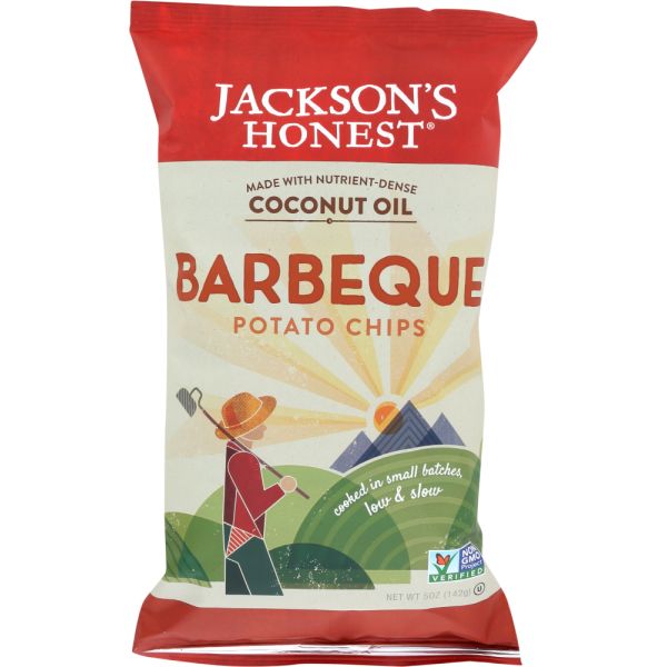 JACKSON'S HONEST: Barbeque Potato Chips, 5 oz