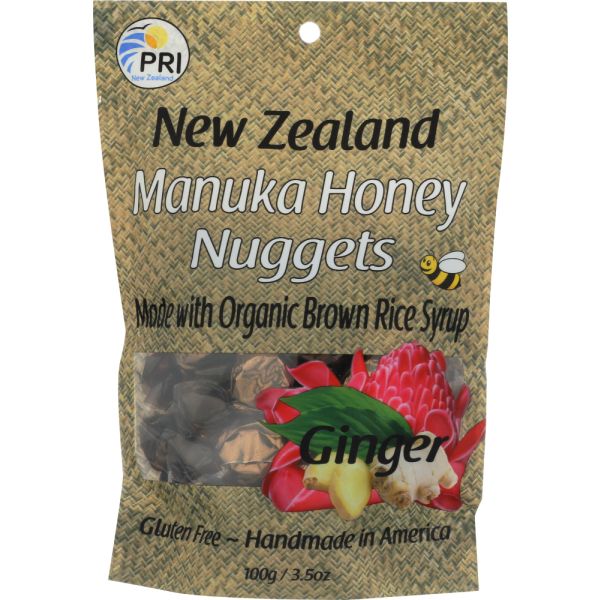 PRI: Manuka Nugget Ginger & Honey, 3.5 oz