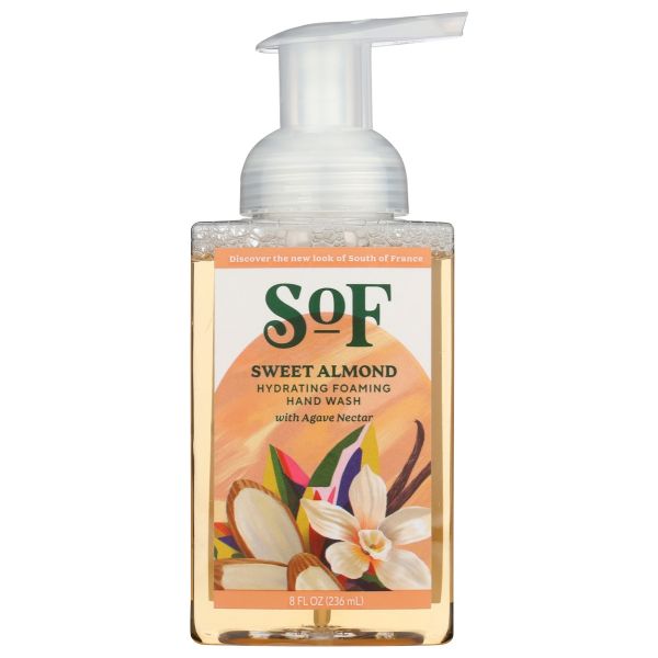 SOUTH OF FRANCE: Sweet Almond Foaming Hand Wash, 8 fo