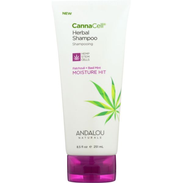 ANDALOU NATURALS: Cannacell Herbal Shampoo Moisture Hit, 8.5 fo