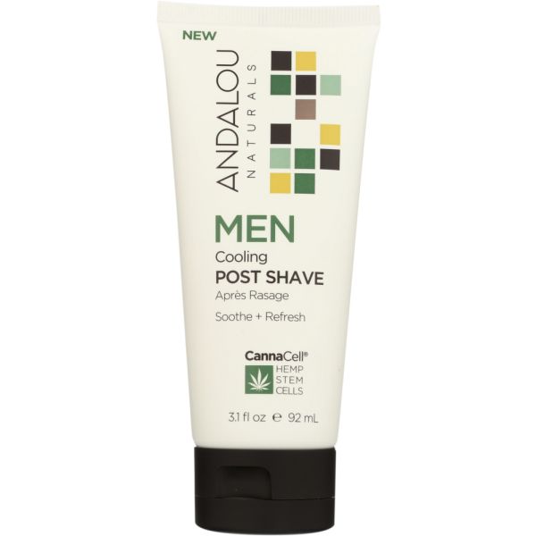 ANDALOU NATURALS: Men Cooling Post Shave, 3.1 fo