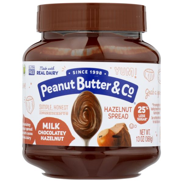 PEANUT BUTTER & CO: Chocmeister Milk Chocolatey Hazelnut Spread, 13 oz