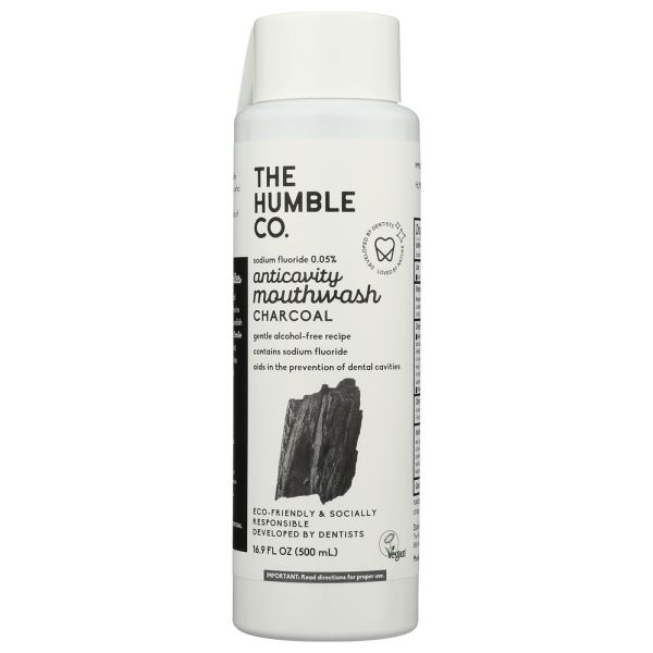 THE HUMBLE CO: Charcoal Anticavity Mouthwash, 16.9 fo